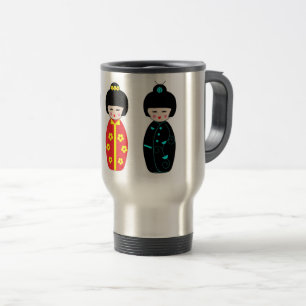 Asian Dolls Reisebecher