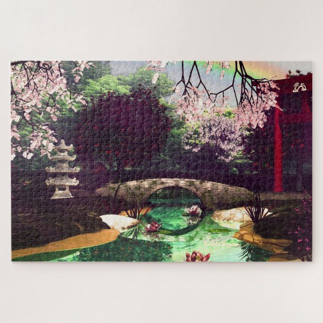 Asian Garden 3D Art (Horizontal)