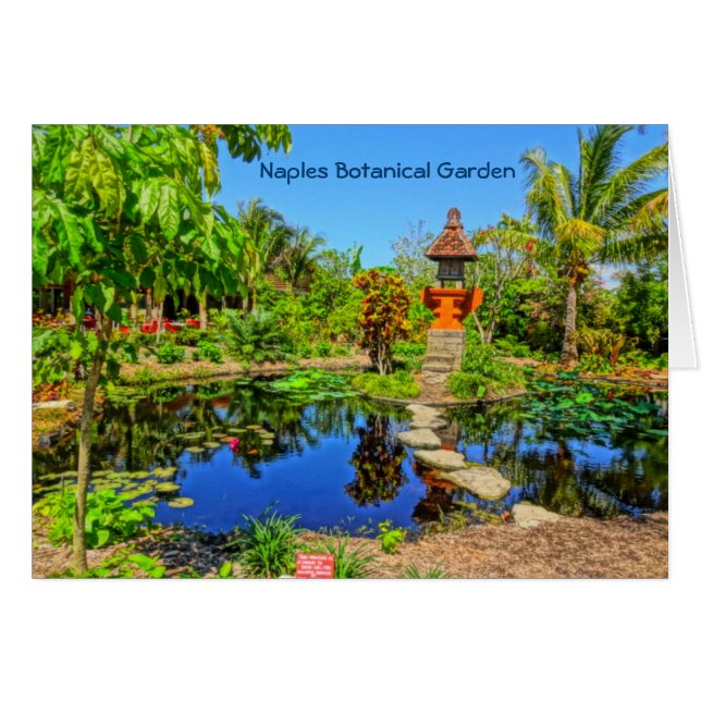 Asian Garden - Neapel Botanischer Garten Neapel, F (Vorderseite (Horizontal))