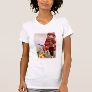 Asian Girl Beautiful Blume Design 2 T - Shirt