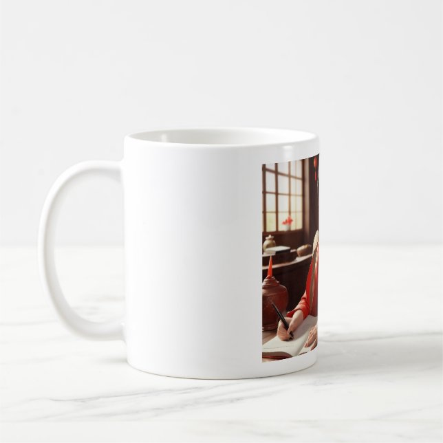 (Asian Girl IV) Klassische Tasse, 11 oz Kaffeetasse (Links)