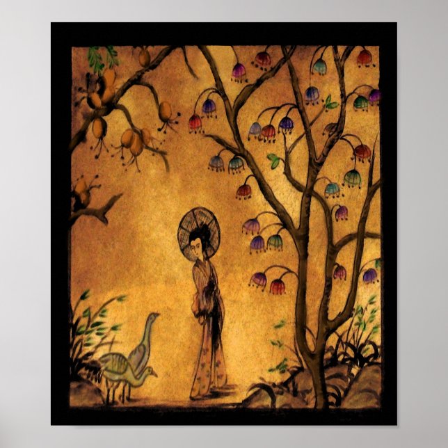 Asian Girl ~ Print / Poster (Vorne)