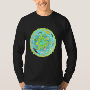 Asian Koi Blue Pond Goldfish Carp Freshwater Pflan T-Shirt