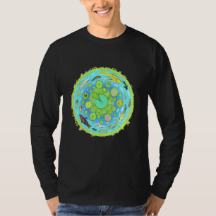 Asian Koi Blue Pond Goldfish Carp Freshwater Pflan T-Shirt