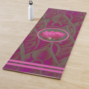 Asian Lotus Design Yoga Mat Yogamatte
