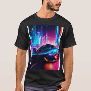 Asian Neon Velocity Futuristic Thrill Ride 8 Copy T-Shirt