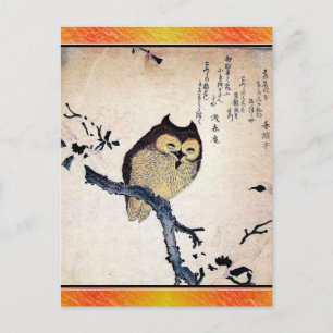 Asian Owl Postkarte