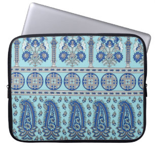 Asian Paisley Border: Traditionelles Design. Laptopschutzhülle