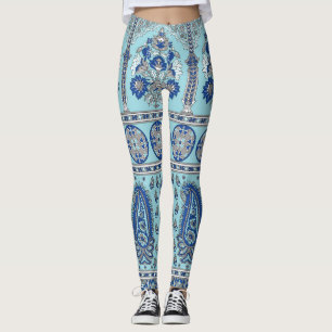 Asian Paisley Border: Traditionelles Design. Leggings