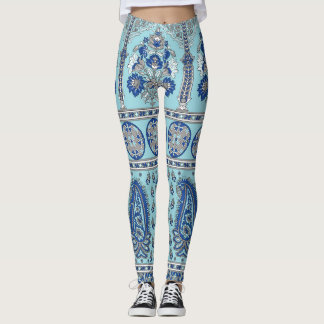 Asian Paisley Border: Traditionelles Design. Leggings