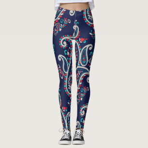 Asian Paisley: Traditionelles Nahtloses Design. Leggings