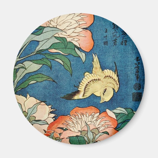 ASIAN PEONIES-Magnet Magnet (Vorne)