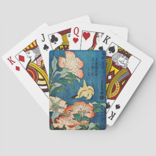 ASIAN PEONIES spielen Karten Spielkarten