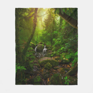 Asian tropical rainforestjungle,ground,amazon,asia fleecedecke