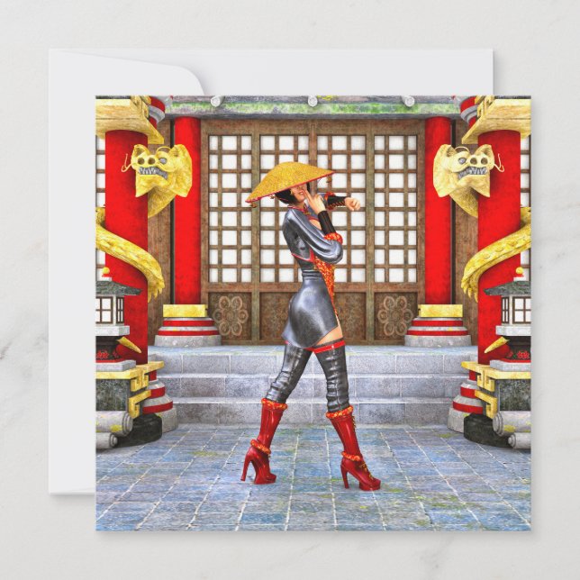Asian Warrior Maiden (Vorderseite)