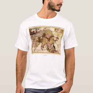 AsiaPanoramic MapAsia 11 T-Shirt