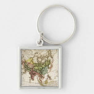AsiaPanoramic MapAsia 7 Schlüsselanhänger