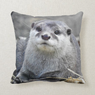 Asiat Klein-Gekratzter Otter Kissen
