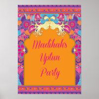 Asiatisch - Hochzeit - Mehndi - Henna - Poster
