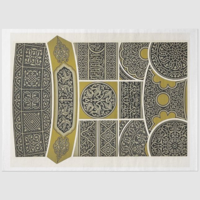 Asiatisch inspiriert Musterdecoupage Seidenpapier (Vorderseite)