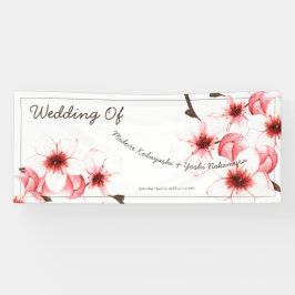 Asiatisch Inspirierte Hochzeit von Cherry Blossom Banner