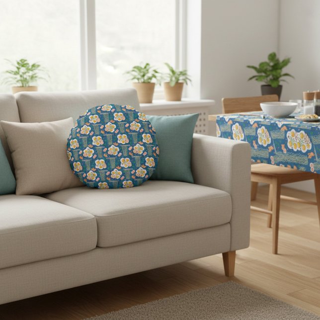 Asiatisch Inspiriertes Kissen mit Nudeln (Von Creator hochgeladen)