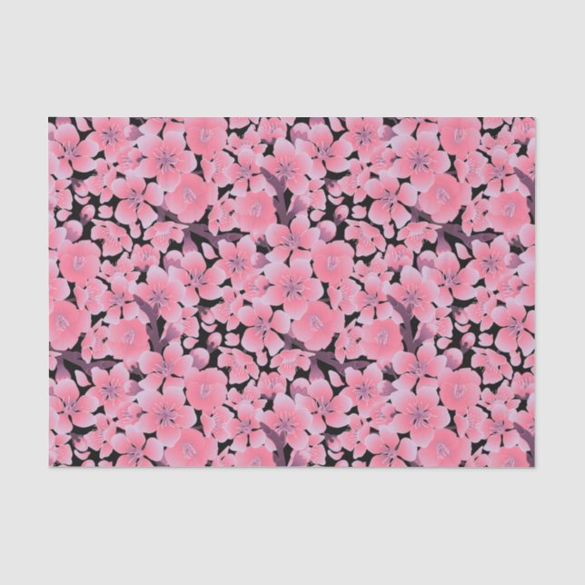 Asiatisch-Japanisches Zierbroschürenpapier Seidenpapier (Vorderseite)