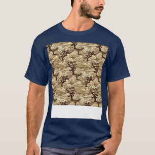 Asiatisch Nahtloses Muster Alt-Japanisch Chinesisc T-Shirt