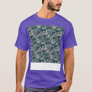 Asiatisch Nahtloses Muster Alt-Japanisch Chinesisc T-Shirt