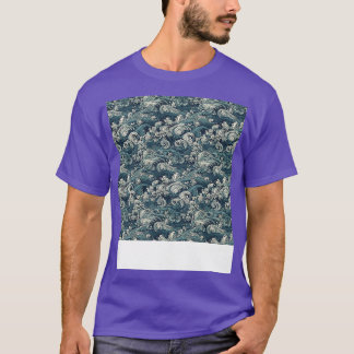 Asiatisch Nahtloses Muster Alt-Japanisch Chinesisc T-Shirt