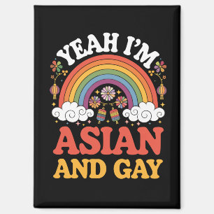 Asiatisch und schwul Queer Asiatisch Chinesisch Ko Magnet
