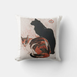 Asiatische Aquarellkatzen Kissen