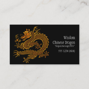 Asiatische chinesische goldene Visitenkarten des Visitenkarte