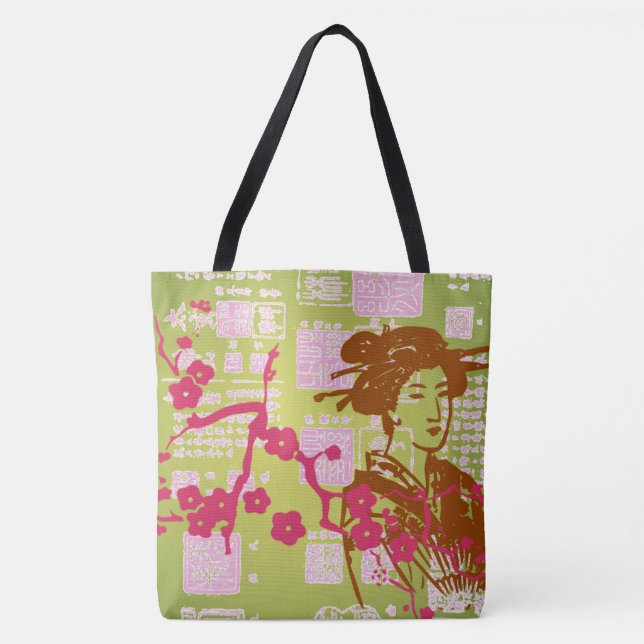 Asiatische Collage Tasche (Vorderseite)