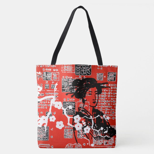 Asiatische Collage Tasche (Vorderseite)