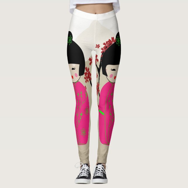 Asiatische Dolls Leggings (Vorderseite)