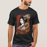 Asiatische Frau | Chinesischer Drache