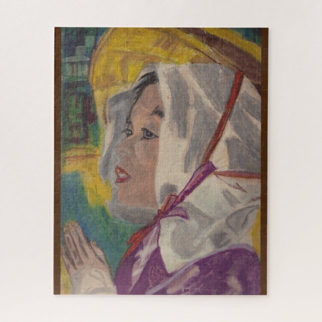 ASIATISCHE FRAU IN PRAYER (Vertikal)