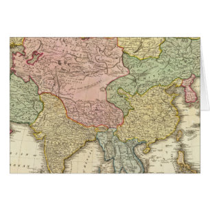 Asiatische Handfarbenkarte