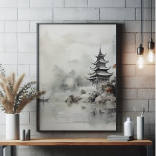 Asiatische Haus- und Schiffstinken Fotodruck