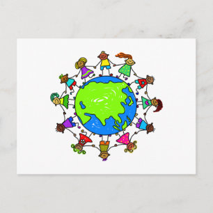 Asiatische Kinder Postkarte