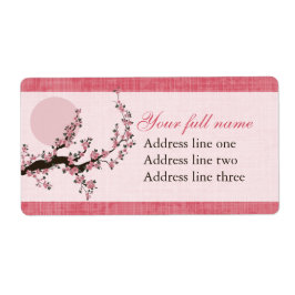 Asiatische Kirschblüte und Sonnengrafik