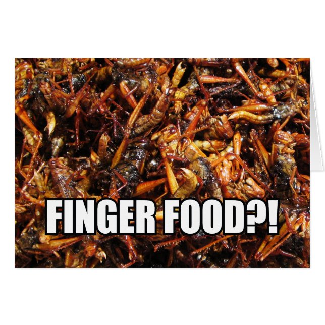 Asiatische Küche mit frittiertem Grasshopper (Takk (Vorderseite (Horizontal))