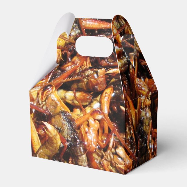 Asiatische Küche mit frittiertem Grasshopper (Takk Geschenkschachtel (Vorderseite)