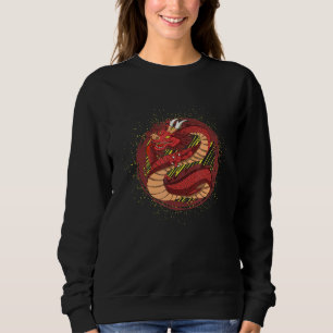 Asiatische Kultur Chinesische Tier Mythische Kreat Sweatshirt