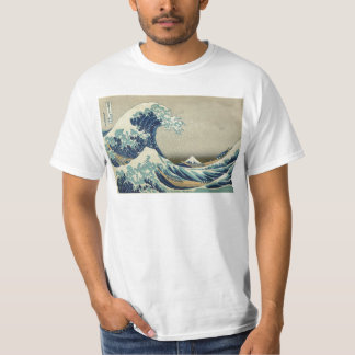 Asiatische Kunst - die große Welle weg von T-Shirt
