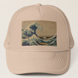 Asiatische Kunst - die große Welle weg von Truckerkappe
