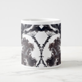Asiatische Kunst mit Lotusblätter Motiv Jumbo-Tasse