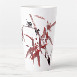 Asiatische Kunst mit Schnecke und Rotem Bambus Milchtasse