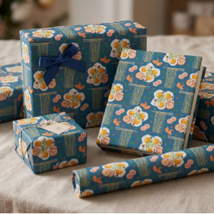 Asiatische Lebensmittel-Illustration Geschenkpapie Geschenkpapier